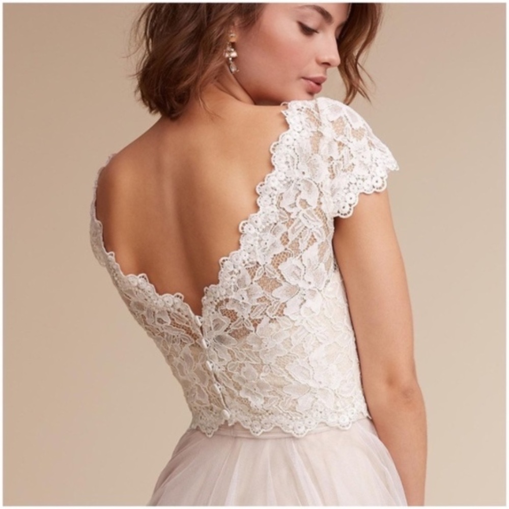 BHLDN by TADASHI SHOJI Sydney Lace Topper